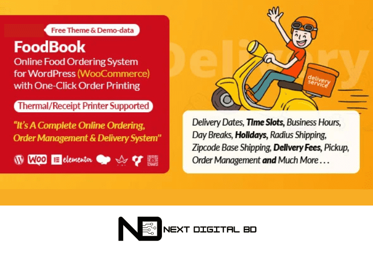 FoodBook Online Food Ordering & Delivery for WordPress with Restaurant Management System FoodBook Online Food Ordering & Delivery for WordPress with Restaurant Management System