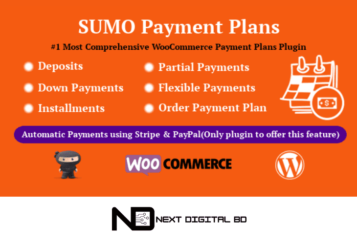 SUMO WooCommerce Payment Plans - wordpress plugin