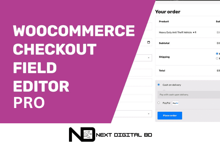 woocommerce field editor pro - wordpress plugin